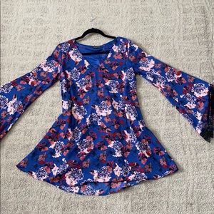 Flowing Kimono sleeve dress